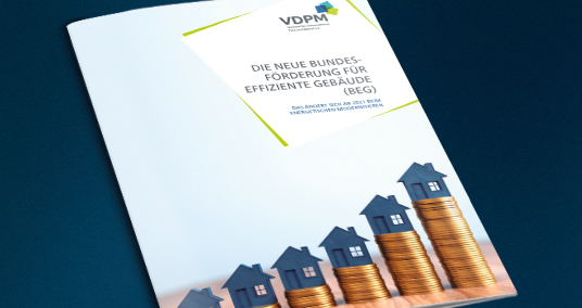 Broschüre des VDPM zur Bundesförderung für effiziente Gebäude